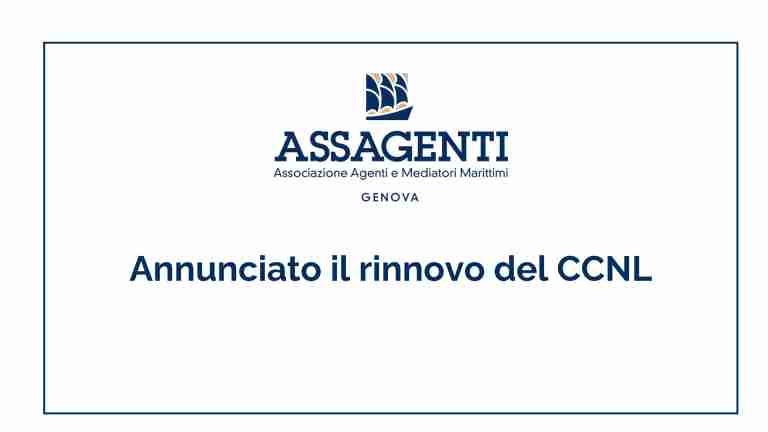 Annunciato il rinnovo del CCNL