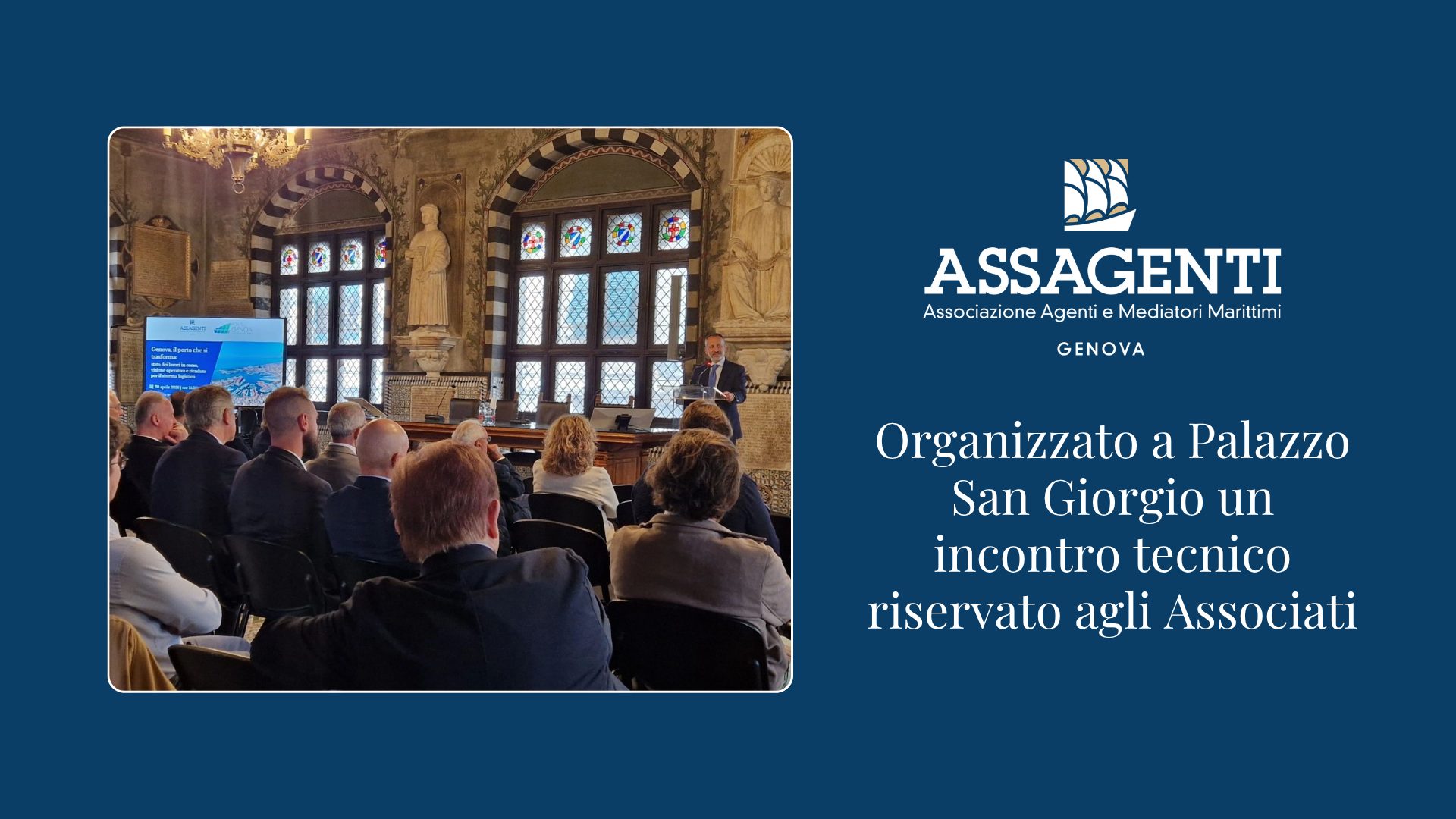 La nuova Diga di Genova: organizzato un incontro tecnico tra AdSP e Soci Assagenti