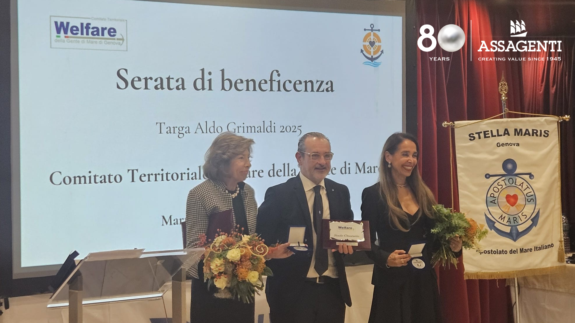 18 novembre: targa Aldo Grimaldi alla Capitaneria e ad Assagenti