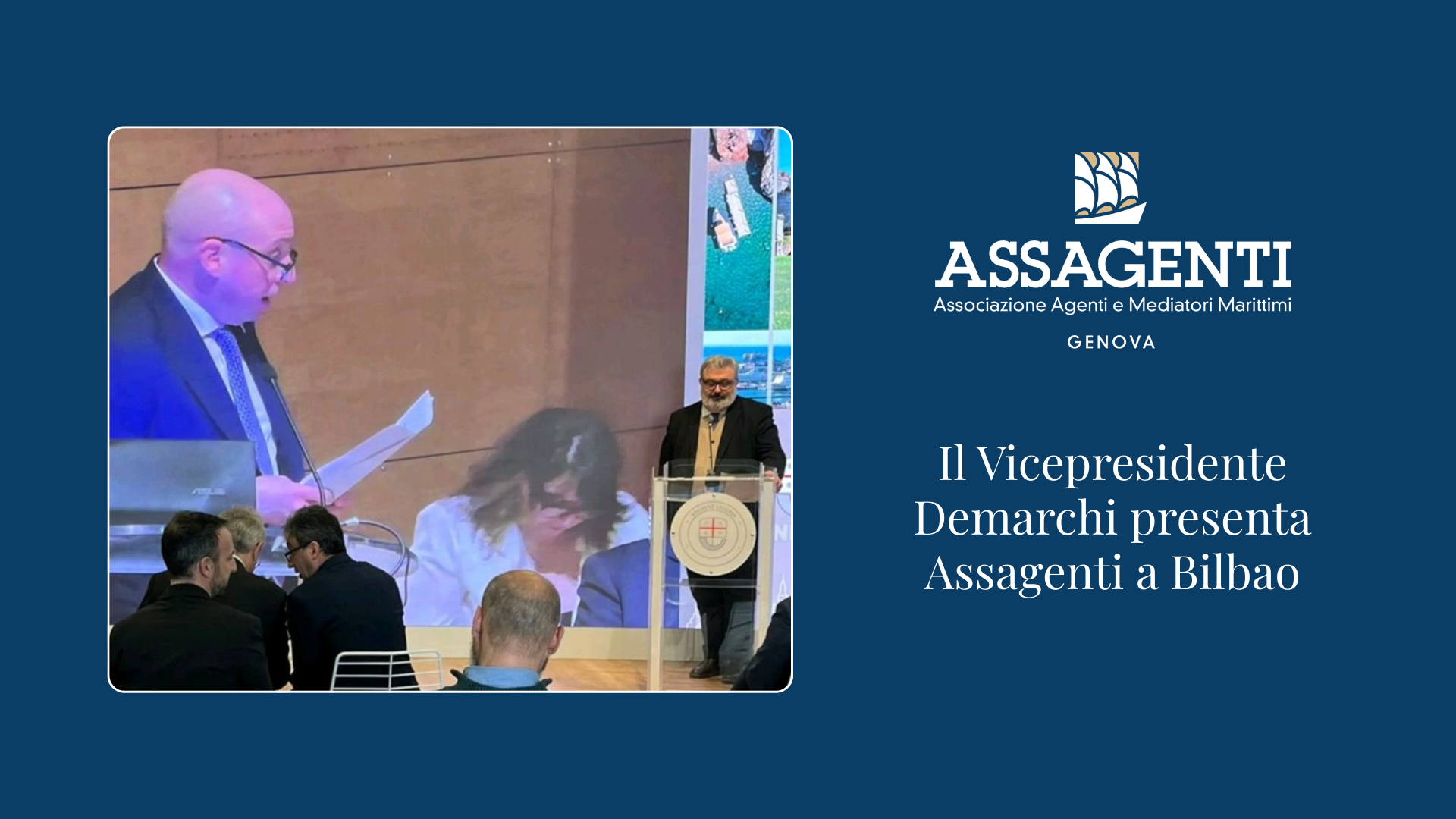 Il Vicepresidente Demarchi presenta Assagenti a Bilbao