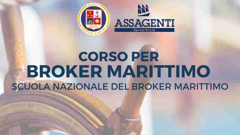 Aperte le iscrizioni alla V edizione del Corso per Broker Marittimo