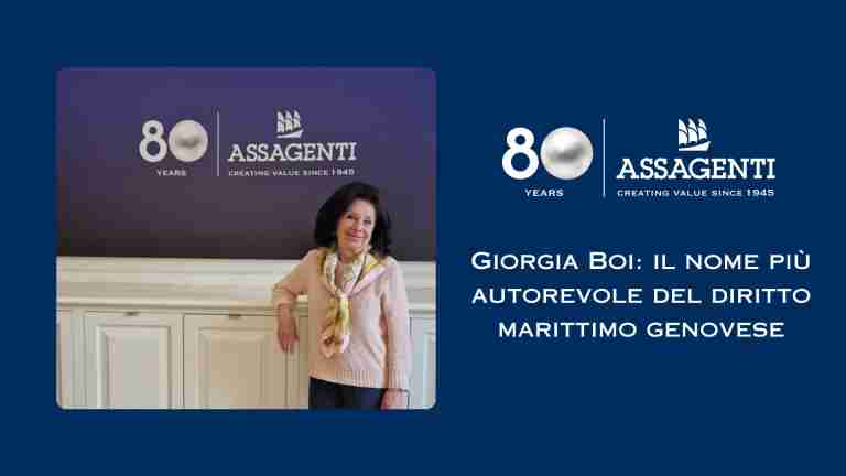 Giorgia Boi: il nome più autorevole del diritto marittimo genovese