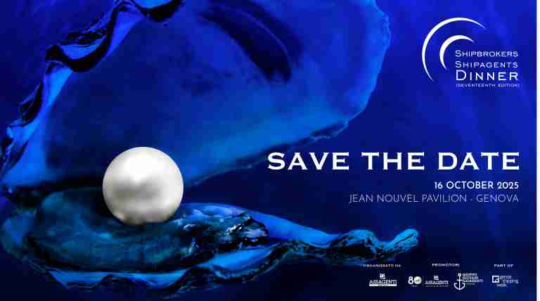 16 ottobre 2025: scopri i metodi di partecipazione allo Shipbrokers and Shipagents Dinner