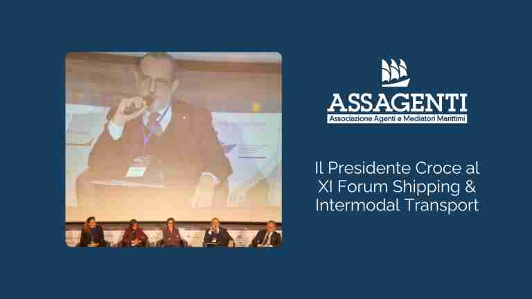 Il Presidente Croce al Forum Shipping & Intermodal Transport