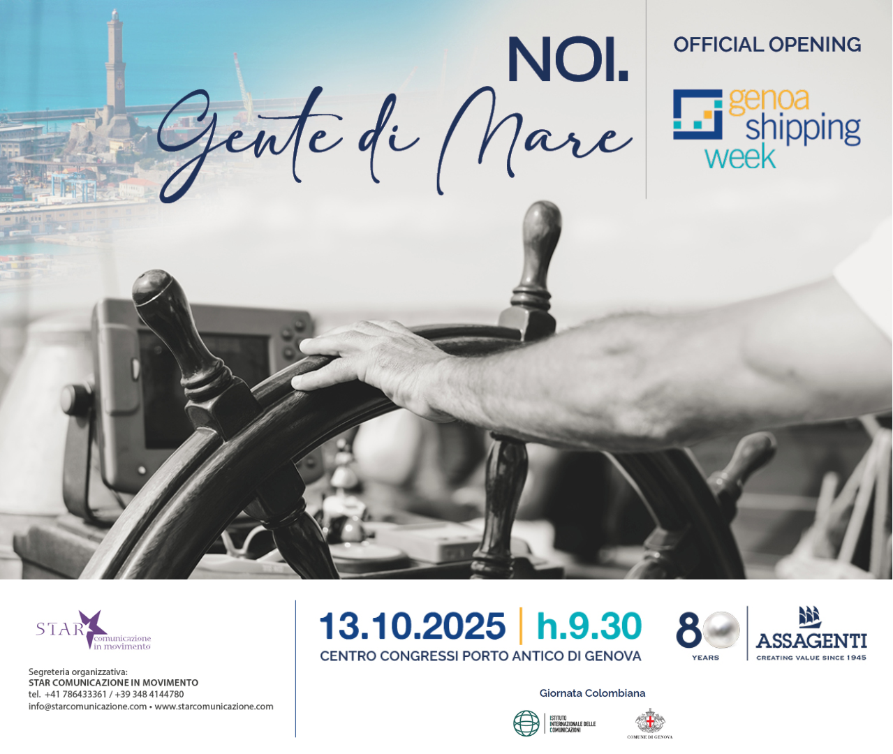 Noi. Gente di mare - 13 ottobre 2025: Genoa Shipping Week official opening